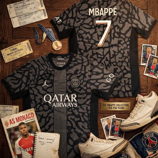 리그1 23/24 파리생제르망 조던 서드 음바페 유니폼 팝니다