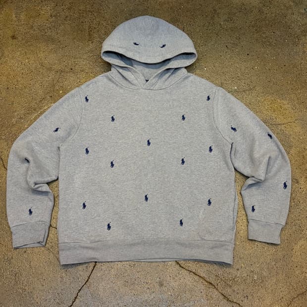 레어 10s 미국 빈티지 폴로랄프로렌 후드티 후드집업