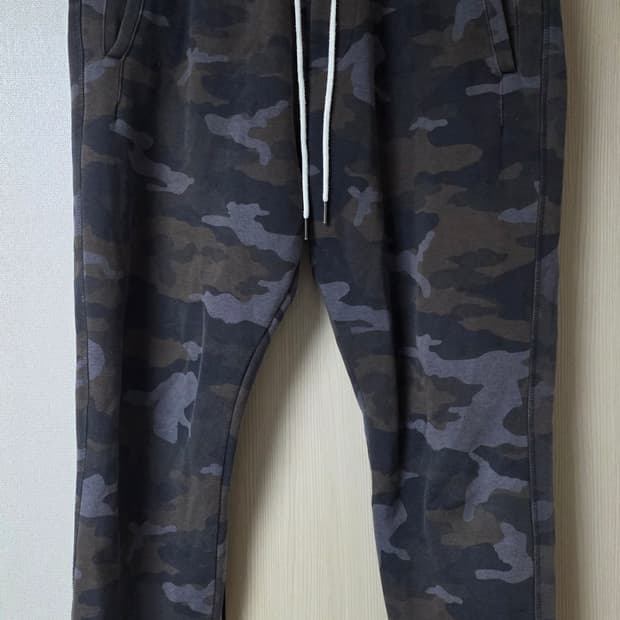 풀앤베어 카모 스웻 조거 팬츠 34/ L