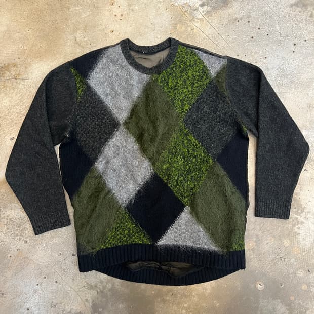 N°21 NUMERO VENTUNO 모헤어 시스루 니트