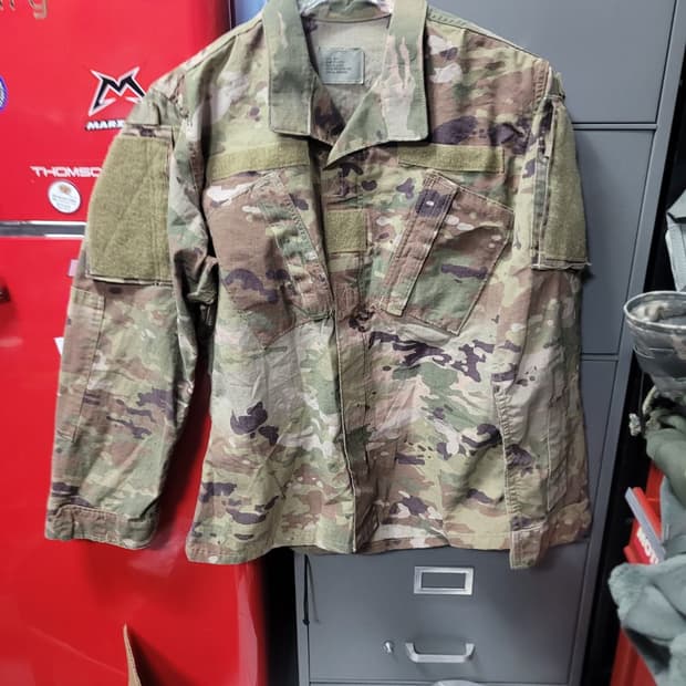 미 멀티캠 노멕스 전투 자켓