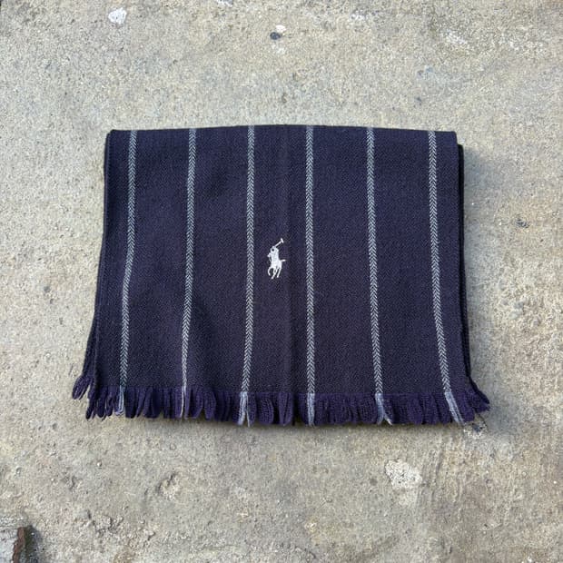 Polo 폴로 스트라이프 머플러 목도리