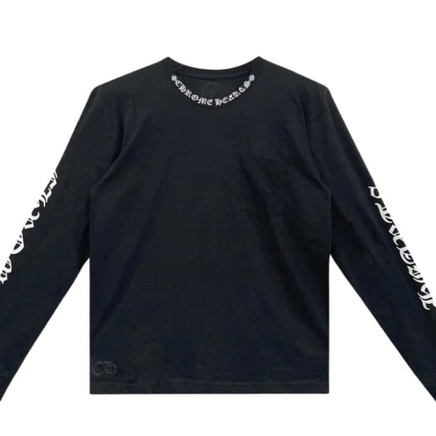 [XL] 크롬하츠 넥 로고 포켓 롱슬리브