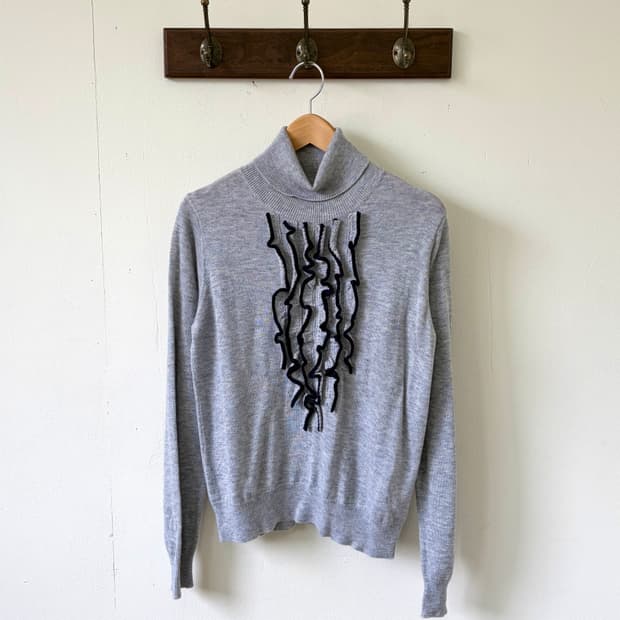 Massimo 프릴 터틀넥