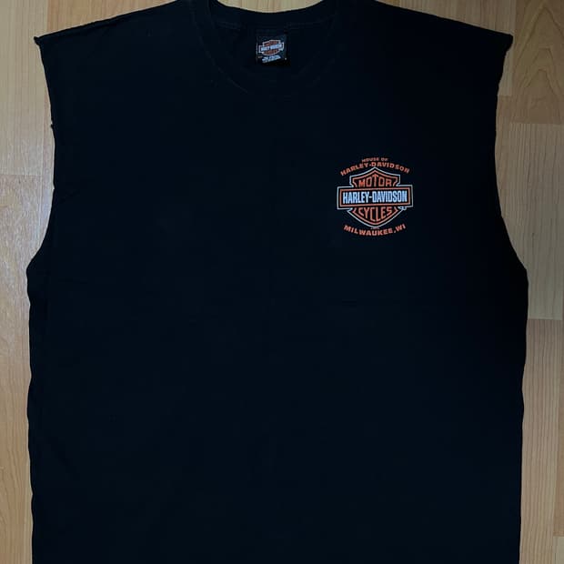 할리 데이비드슨 빈티지 반팔