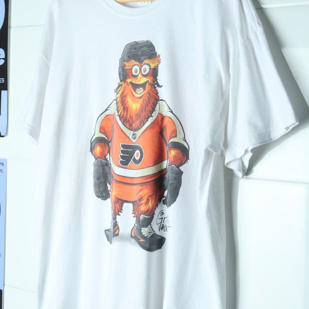 (XL-2XL) 길단 반팔 티셔츠 USA NHL 마스코트-H36313