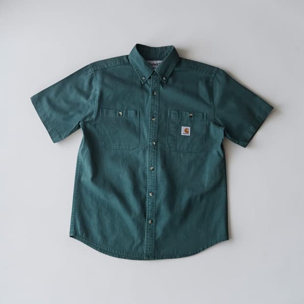 칼하트 면 오버핏 반팔셔츠 M