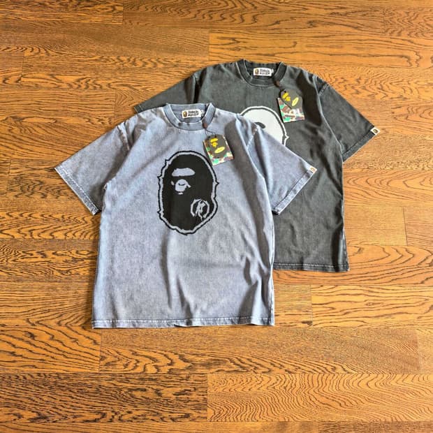 BAPE 베이프 남녀공용 프린팅 라운드 넥 반팔티셔츠 140