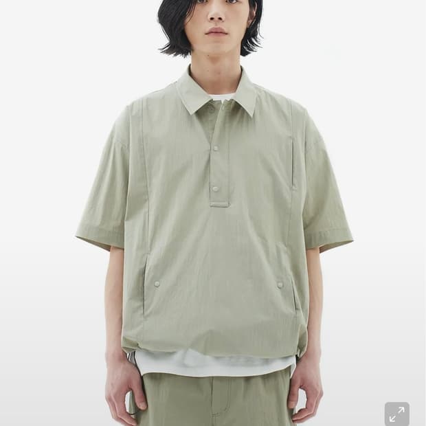로드존그레이 오버핏 나일론 반팔티 남자110~115