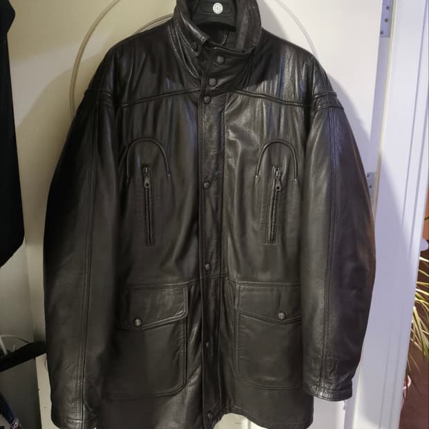 XL USA 올아메리칸 천연가죽 구스다운 패딩자켓