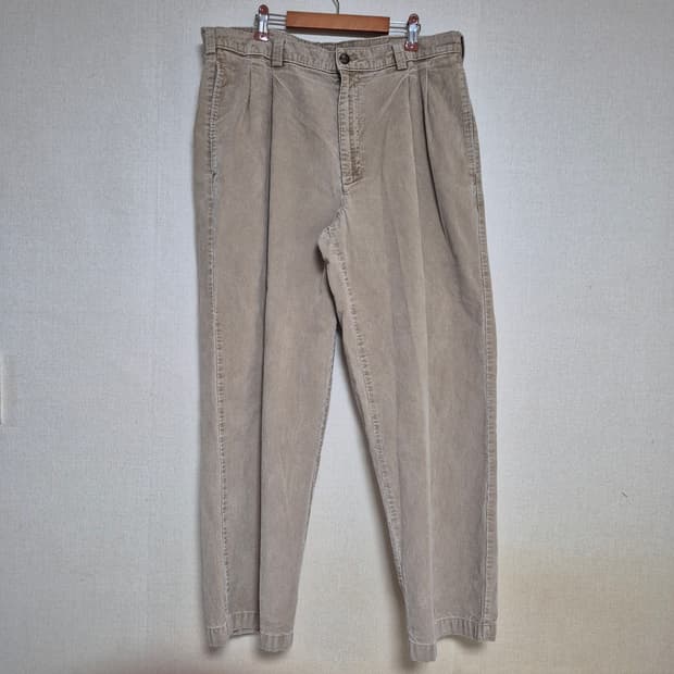 90-00s LLBEAN 엘엘빈 투턱 코듀로이 팬츠