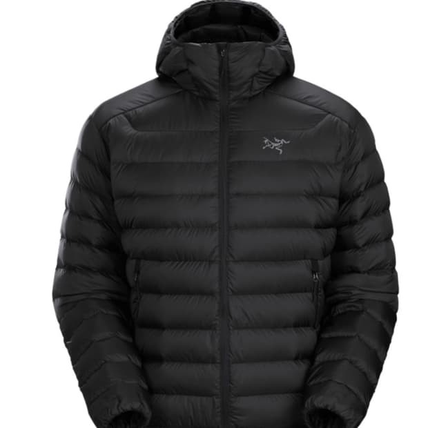 (xl) 아크테릭스 세륨 후디 블랙 다운자켓