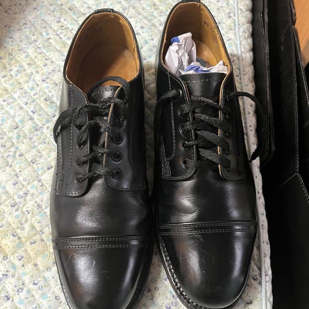 빈티지 캐나다경찰 단화 