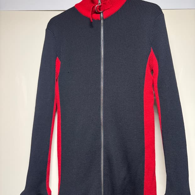 90s 돌체앤가바나 이중 니트 집업