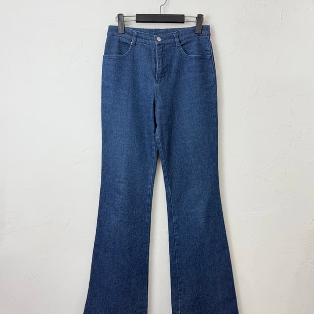 Sugarless Gal 플라워 자수 부츠컷 진