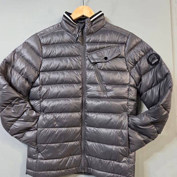 G-STAR RAW 경량 패딩 점퍼 그레이(S)