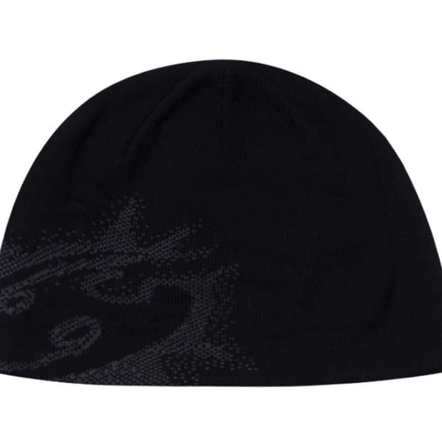 산산기어 로고 비니 블랙 1사 택x