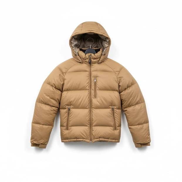 존불 재팬 브라운 다운 패딩 M 카키