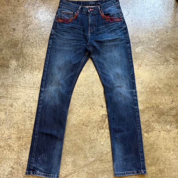 14년도 EVISU 슬림 스트레이트 데님