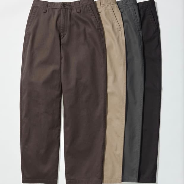 [82] 유니클로U 와이드핏치노팬츠 다크브라운