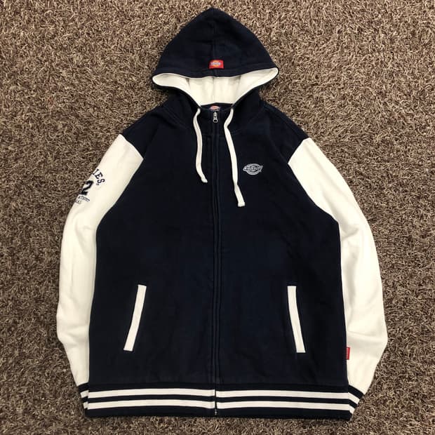 디키즈 네이비 후드집업