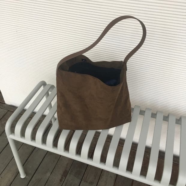 스웨이드 숄더 가방