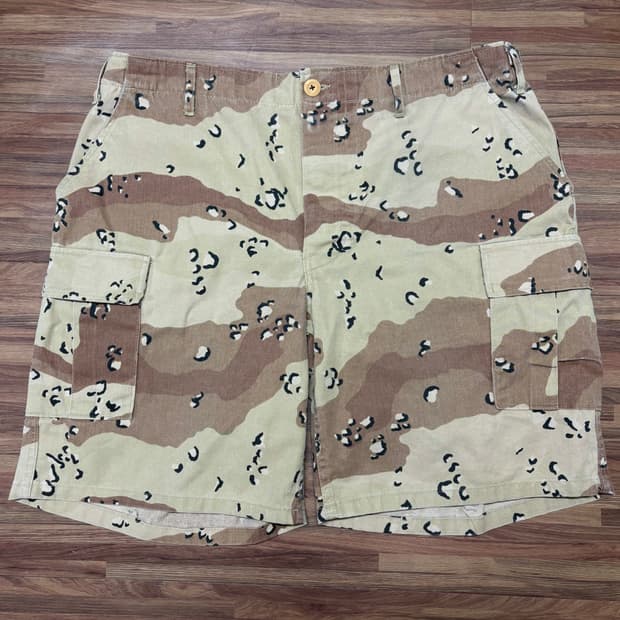 빈티지 트루스펙 미군 데저트 카모 초코칩 쇼츠 버뮤다 반바지 팬츠