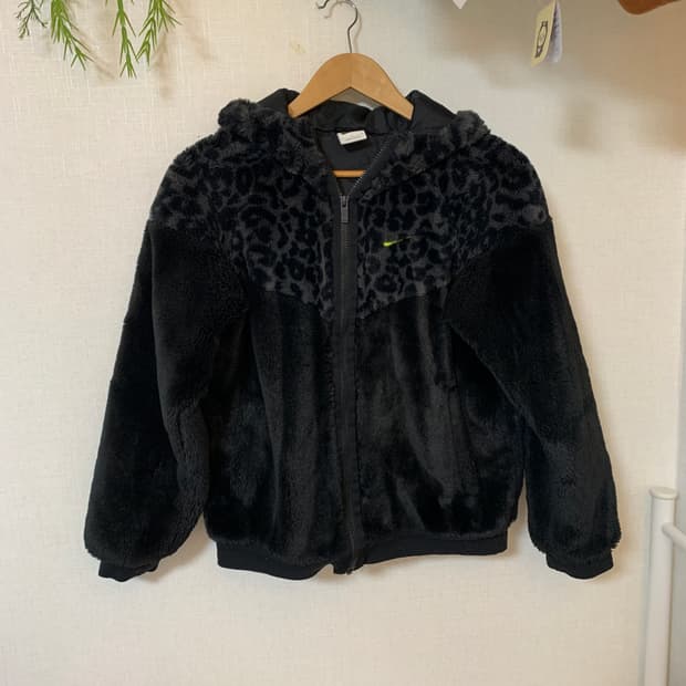 갸루 호피 퍼 점퍼 (나이키)