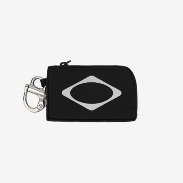 미스치프 롬버스 카라비너 파우치 블랙