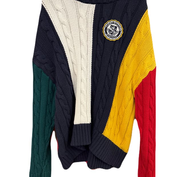 타미힐피거 케이블 니트