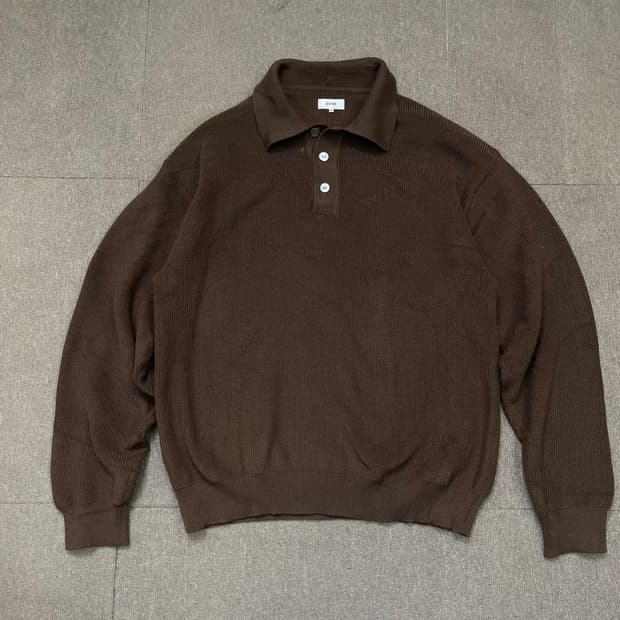 beams 빔즈 코튼니트 카라 m 