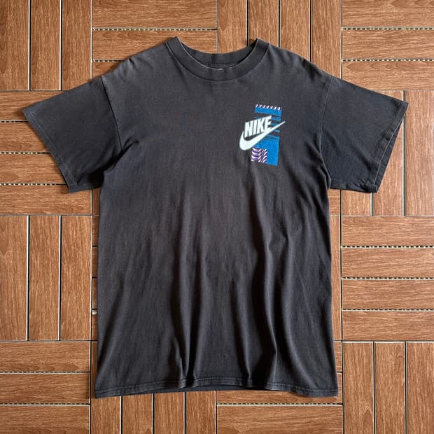 90’s Nike usa made cotton 1/2 tee