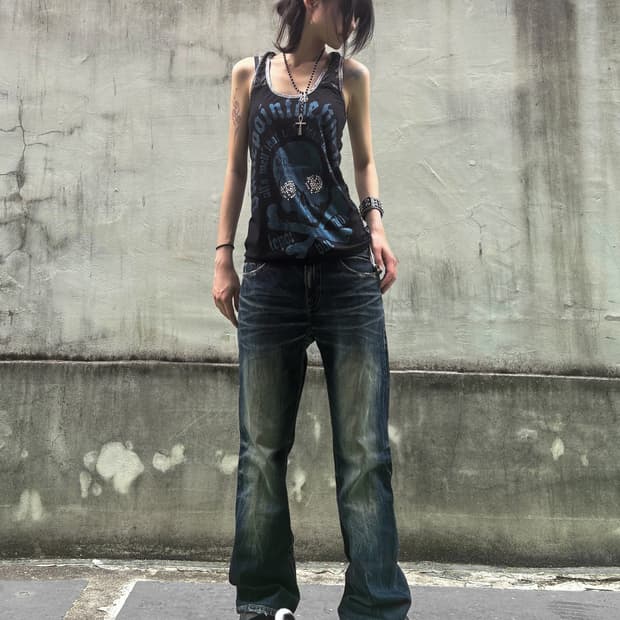 Buckaroo 00's Washed Denim Pants