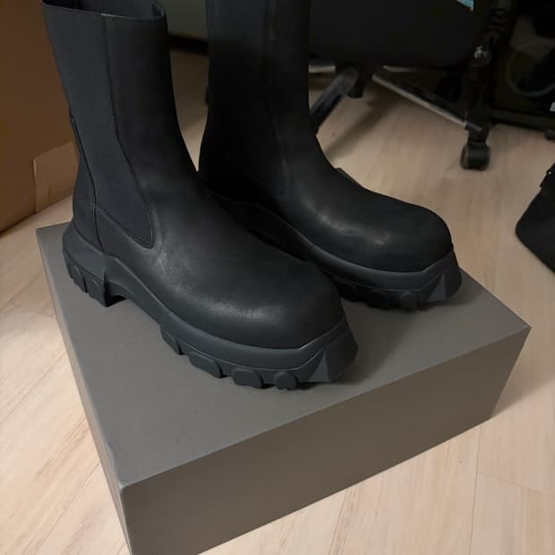 릭오웬스 보조 트랙터 부츠 45