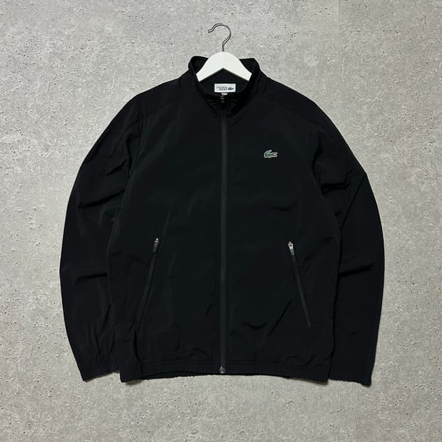 라코스테 스몰로고 솔리드 우븐 바람막이