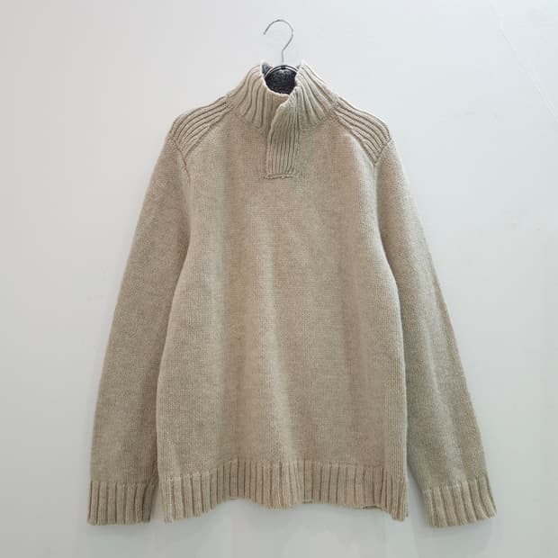 90's 갭 울 하프 집업 니트