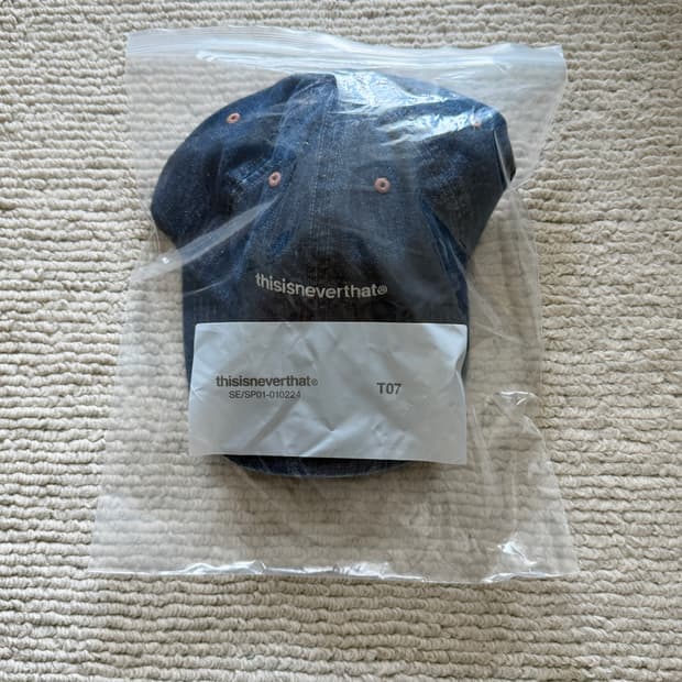 (새상품) 디스이즈네버댓 - Denim T-Logo Cap