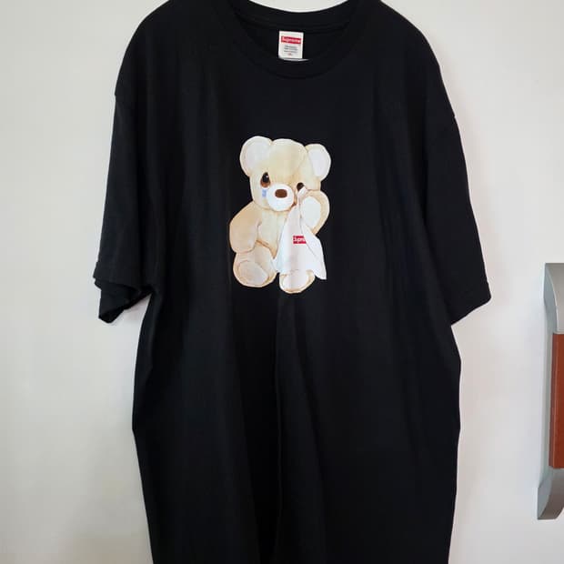 슈프림 베어 티셔츠 블랙 - 25SS