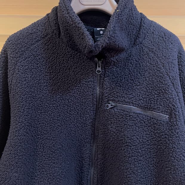 나이키 남성 블랙 후리스집업점퍼 간절기점퍼