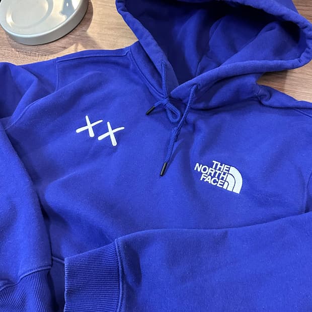 노스페이스 x 카우스 후드