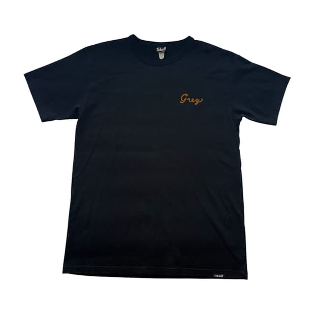schott nyc(쇼트 뉴욕) 기본 반팔티 블랙(L)