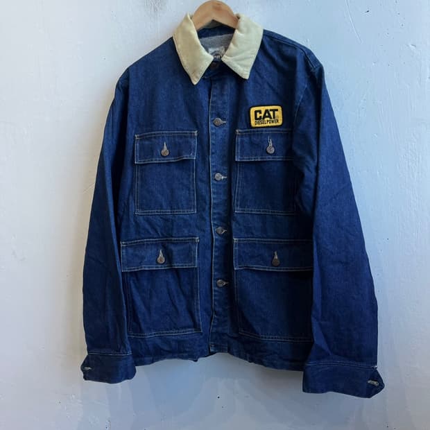 90s CAT 데님 초어자켓 Made in USA 