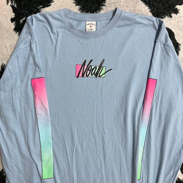 노아 Competition LS Tee Light Blue