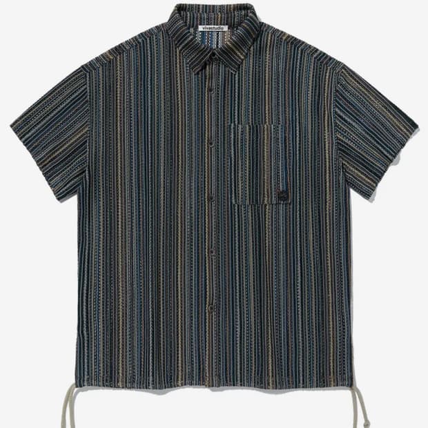 GARDENERS MESH HALF SHIRT [GREEN BROWN]