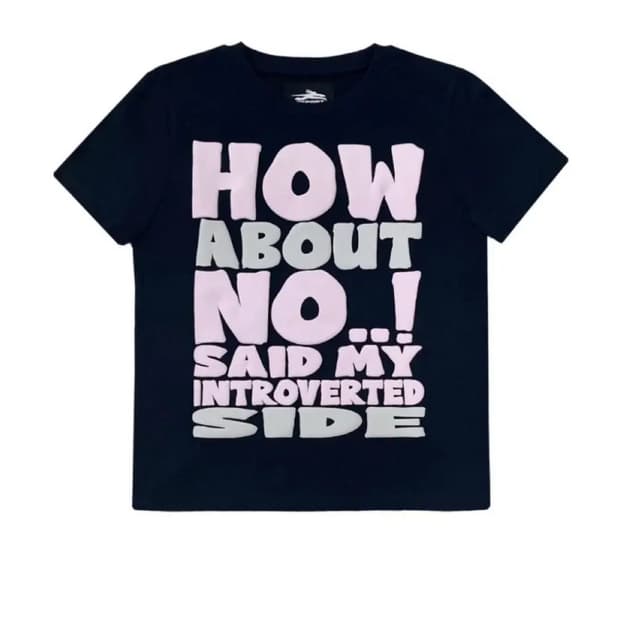 제노리포트 HOW ABOUT NO TEE 반팔 네이비