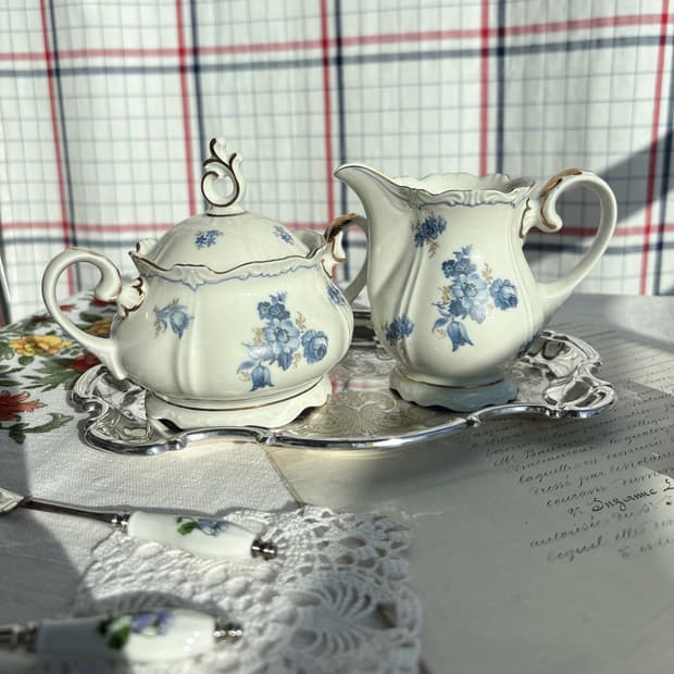 동독 레이첸바흐 슈가볼 크리머 세트