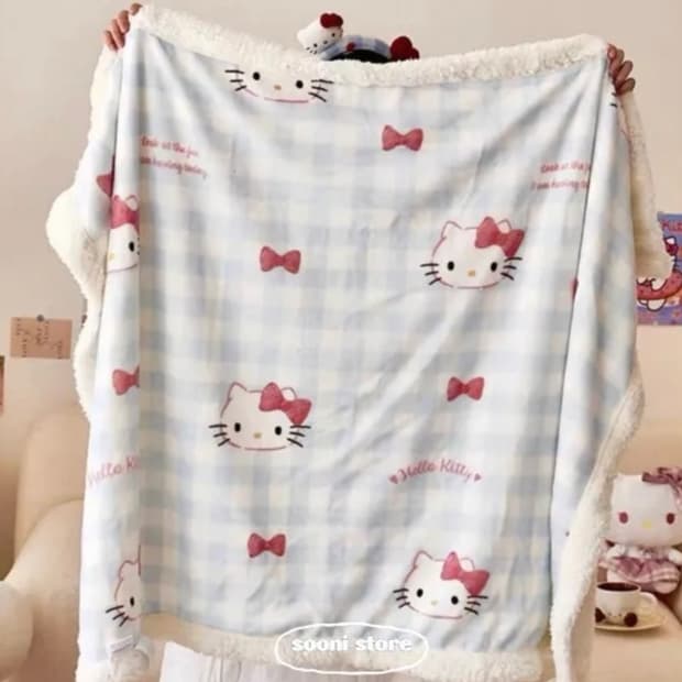 헬로키티 대형 담요 새상품