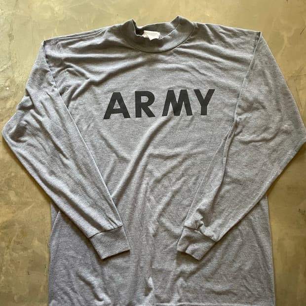 ARMY 그레이 롱 슬리브 L