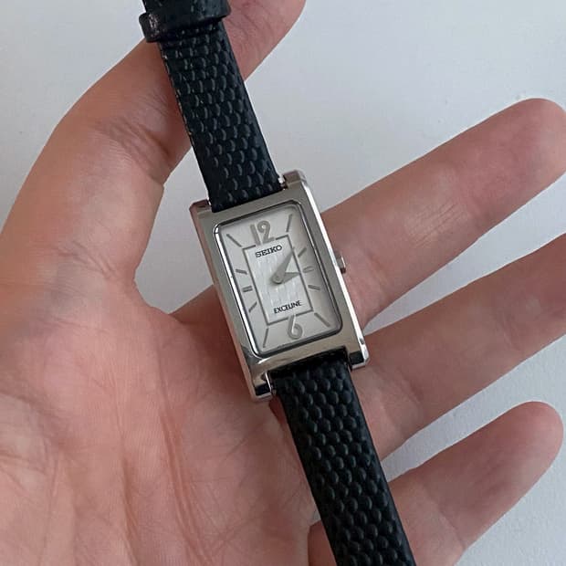 Seiko 세이코 Exceline 엑셀린 스퀘어 쿼츠 레이디스