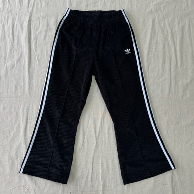 아디다스 골덴 코듀로이 플레어 부츠컷 팬츠 L